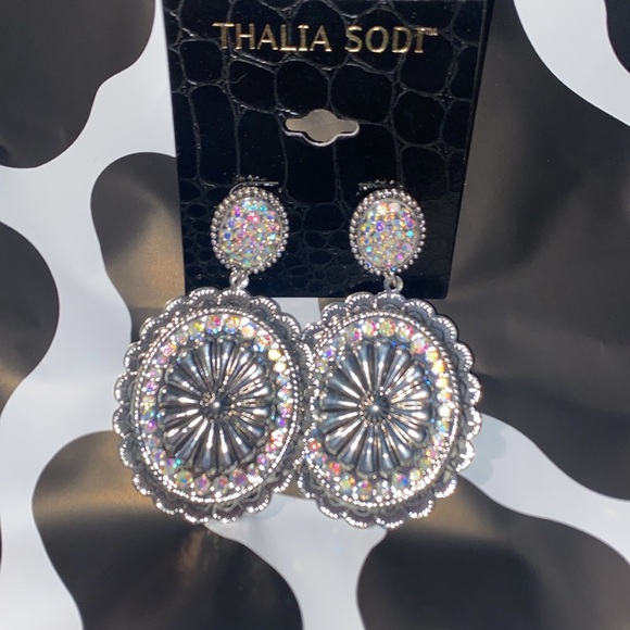 Rhinestone western earrings - Picture 4 of 4